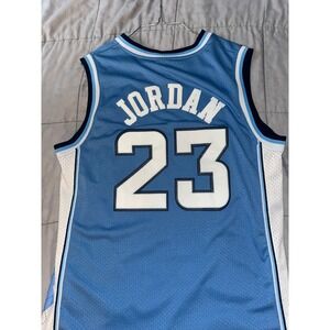 Jordan Brand North Carolina Tar Heels Michael Jordan 23 Jersey Blue Mens Medium